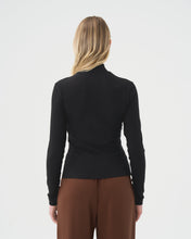 Charger l'image dans la galerie, Turtleneck classique rib - noir