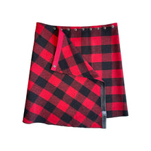 Charger l'image dans la galerie, TUKUAN OVERSKIRT LIMITED EDITION BUFFALO PLAID KNEE LENGTH