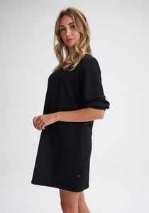 STUKELY - Robe molleton noire