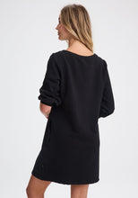 Charger l&#39;image dans la galerie, STUKELY - Robe molleton noire
