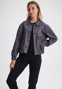 CHARLEVOIX - Veste bomber grise