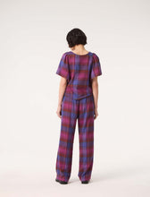 Charger l&#39;image dans la galerie, Pantalon BROOKE - Plaid Mauve
